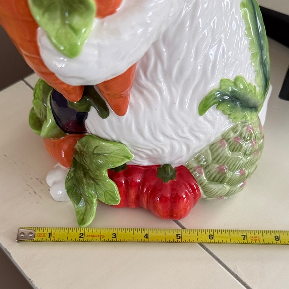 Charming White Bunny with Carrot Holiday Decor - Picture 12 of 14